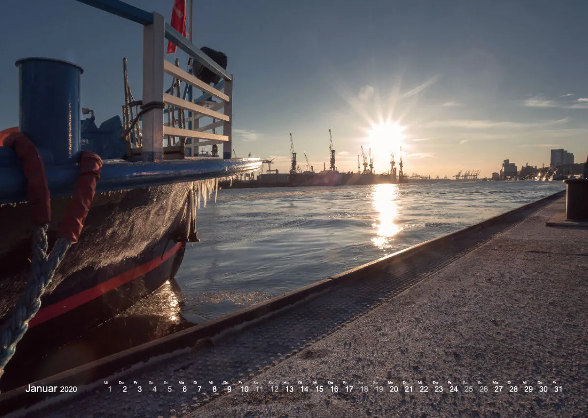 HAMBURG - IN LOVE WITH THE CITY 2020 - A2 Wandkalender