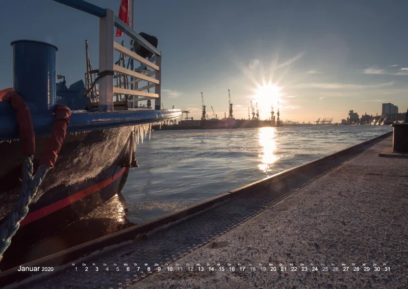 HAMBURG - IN LOVE WITH THE CITY 2020 - A2 Wandkalender