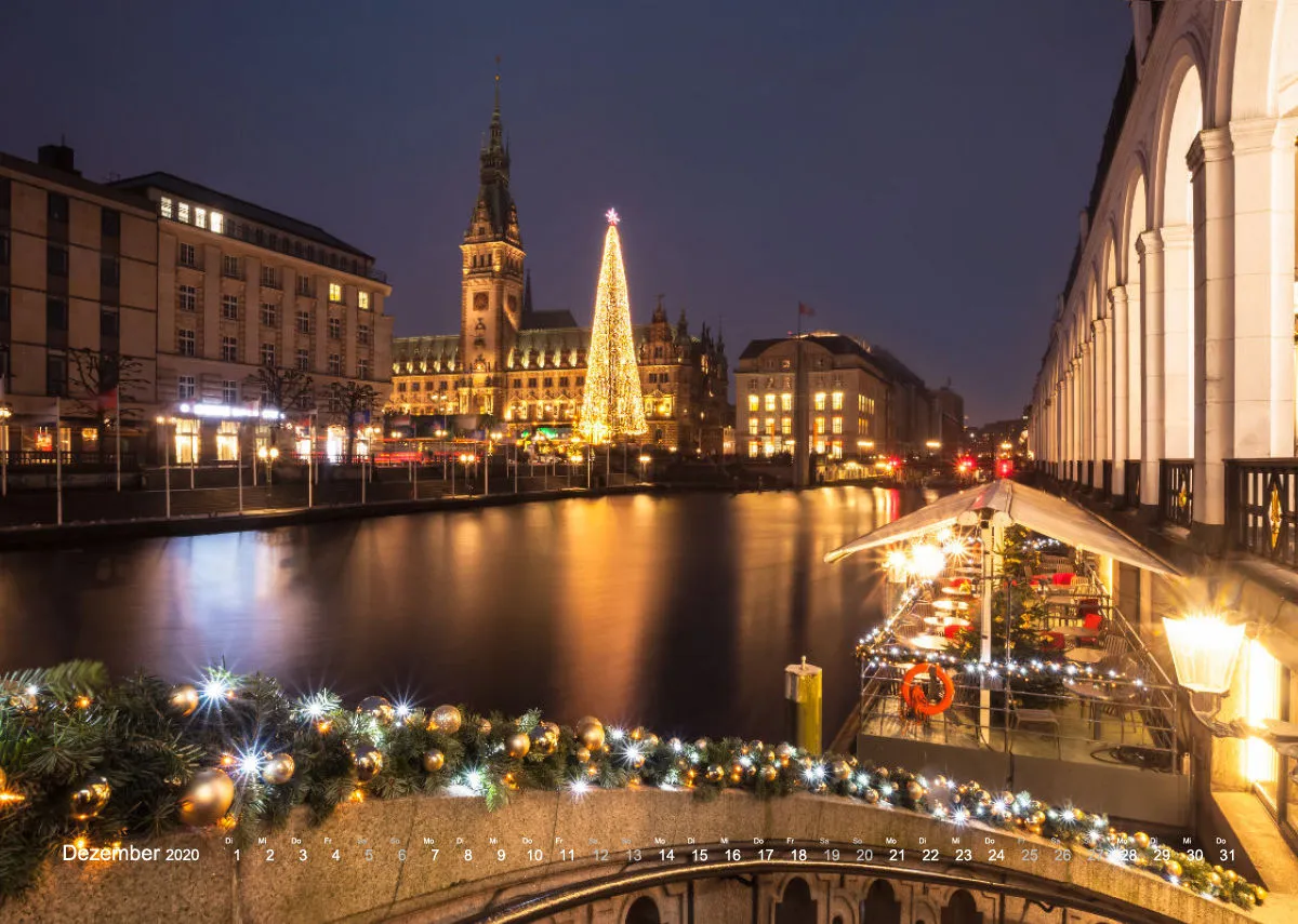 HAMBURG - IN LOVE WITH THE CITY 2020 - A4 Wandkalender