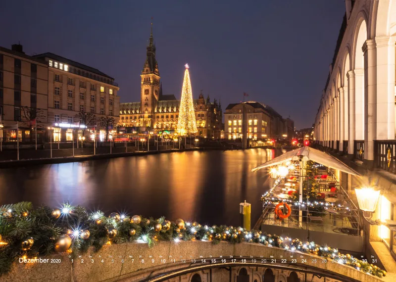 HAMBURG - IN LOVE WITH THE CITY 2020 - A4 Wandkalender