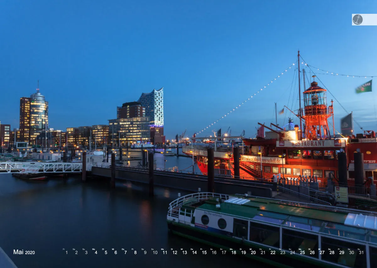 HAMBURG - IN LOVE WITH THE CITY 2020 - A3 Wandkalender
