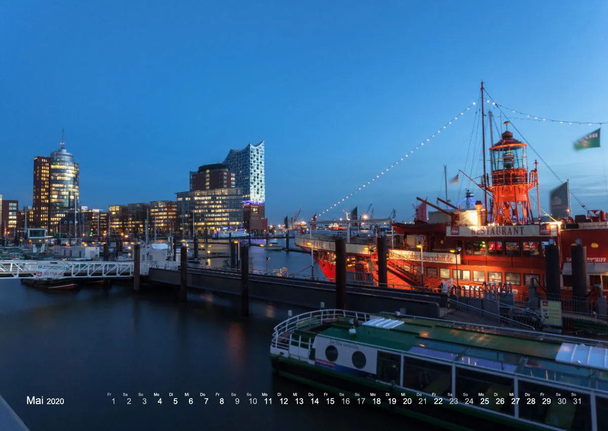 HAMBURG - IN LOVE WITH THE CITY 2020 - A2 Wandkalender
