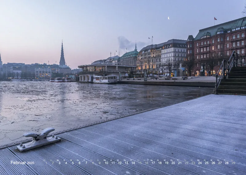 HAMBURG - IN LOVE WITH THE CITY 2020 - A2 Wandkalender