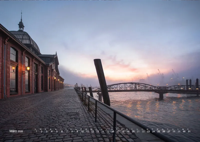 HAMBURG - IN LOVE WITH THE CITY 2020 - A4 Wandkalender