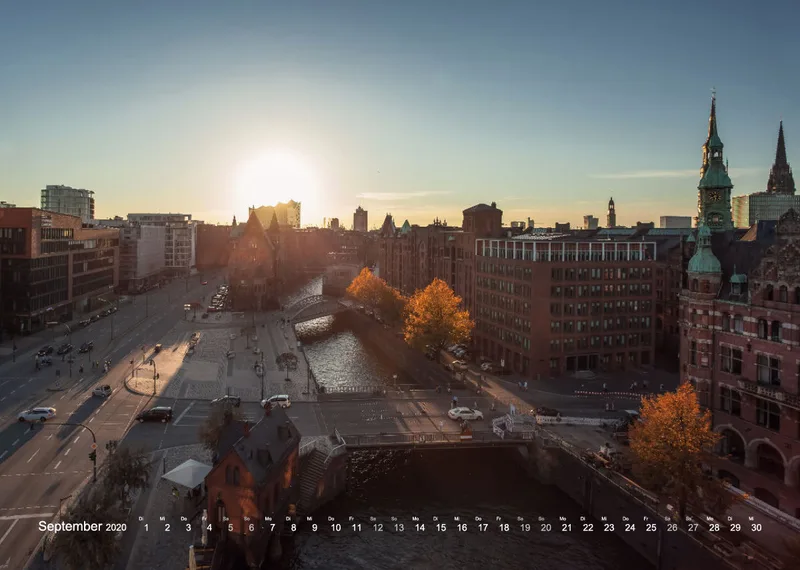 HAMBURG - IN LOVE WITH THE CITY 2020 - A4 Wandkalender