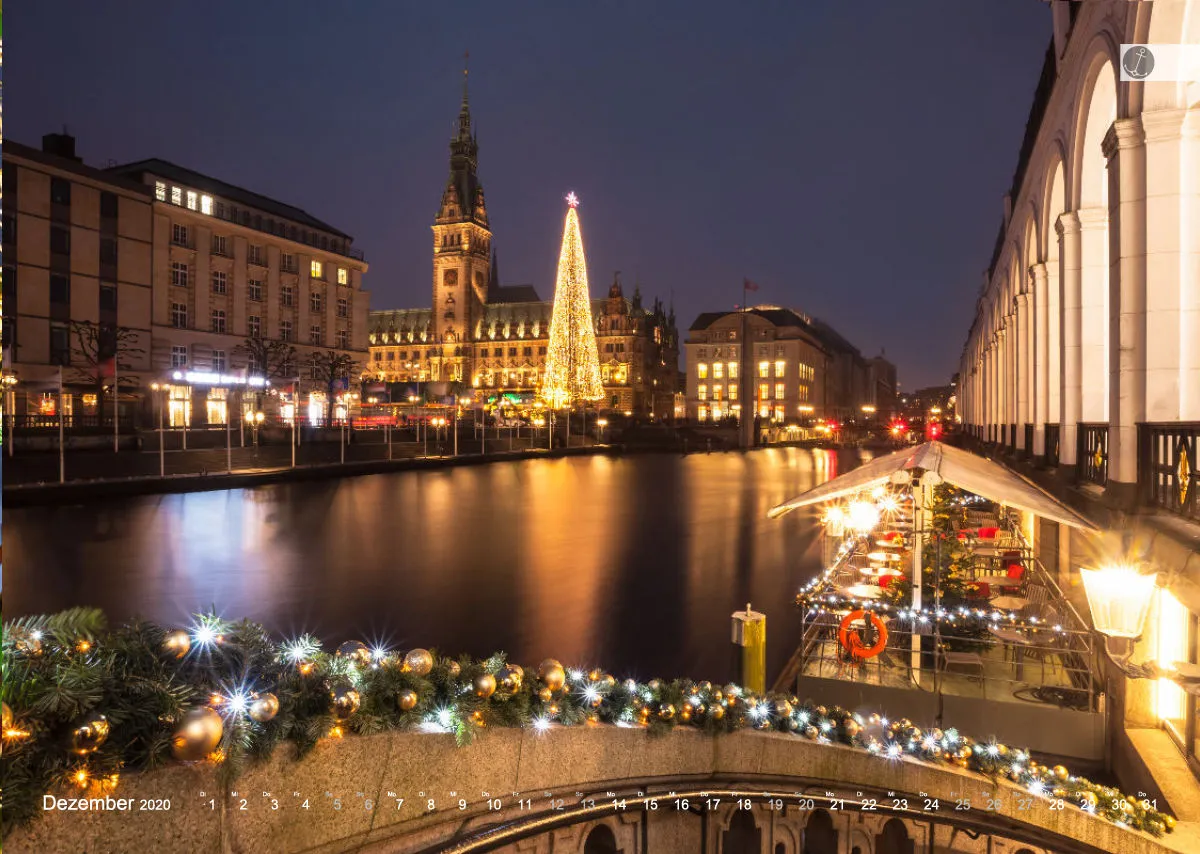 HAMBURG - IN LOVE WITH THE CITY 2020 - A3 Wandkalender