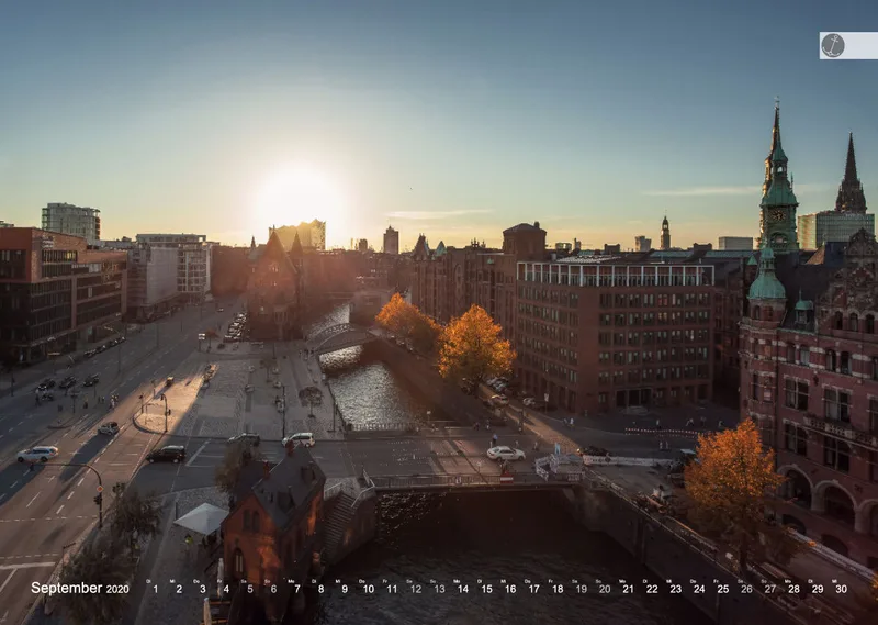 HAMBURG - IN LOVE WITH THE CITY 2020 - A3 Wandkalender