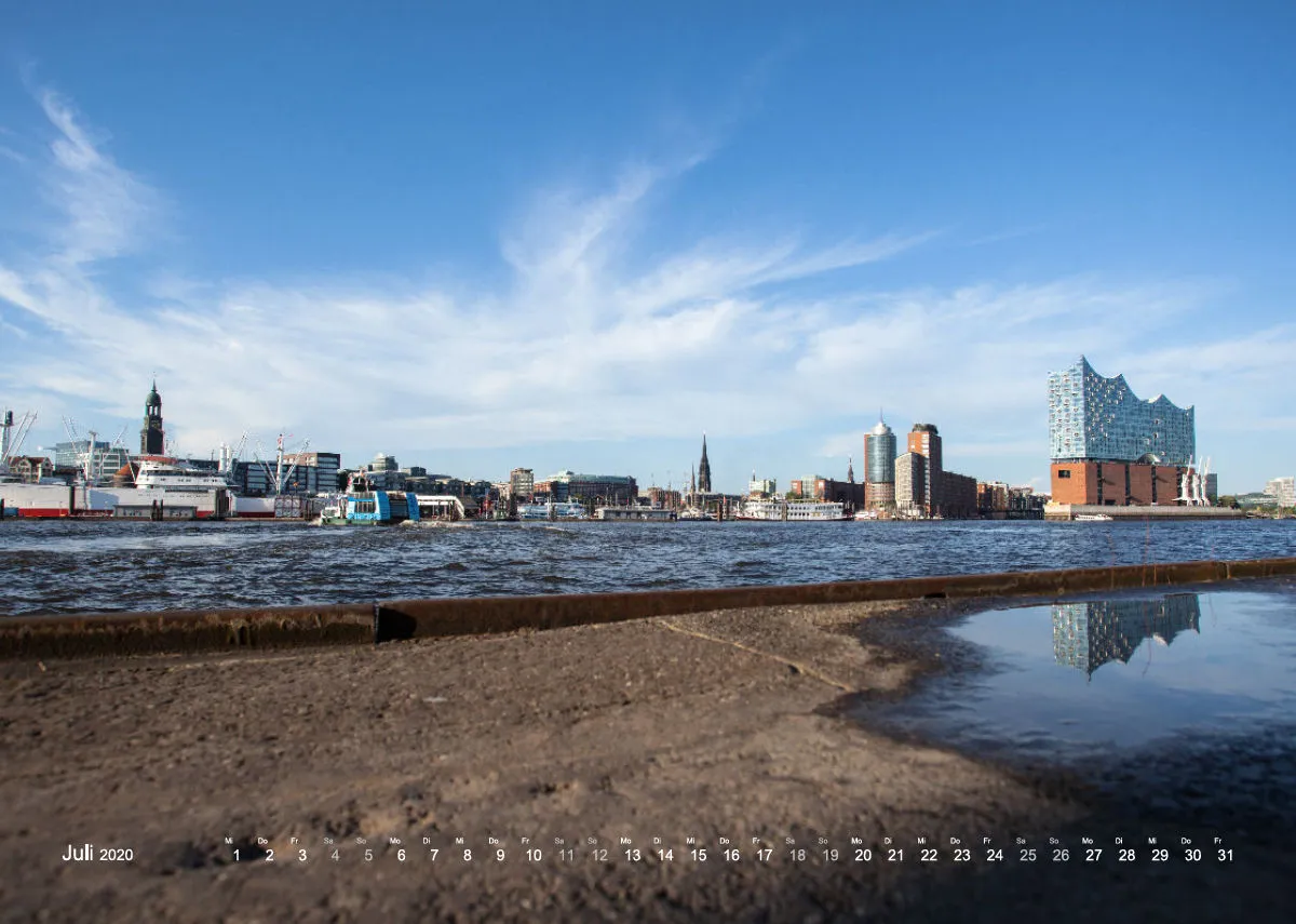 HAMBURG - IN LOVE WITH THE CITY 2020 - A4 Wandkalender