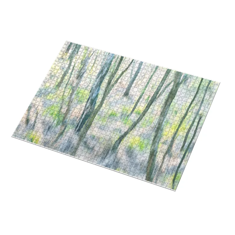 Abstrakter Birkenwald