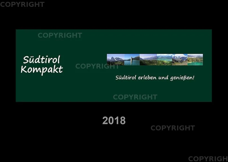 Südtirol-Wandkalender 2018 Din A4 Querformat