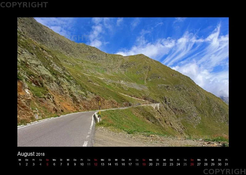 Südtirol-Wandkalender 2018 Din A3 Querformat