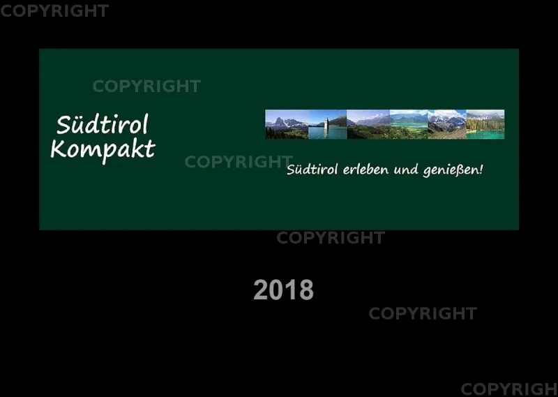 Südtirol-Wandkalender 2018 Din A3 Querformat