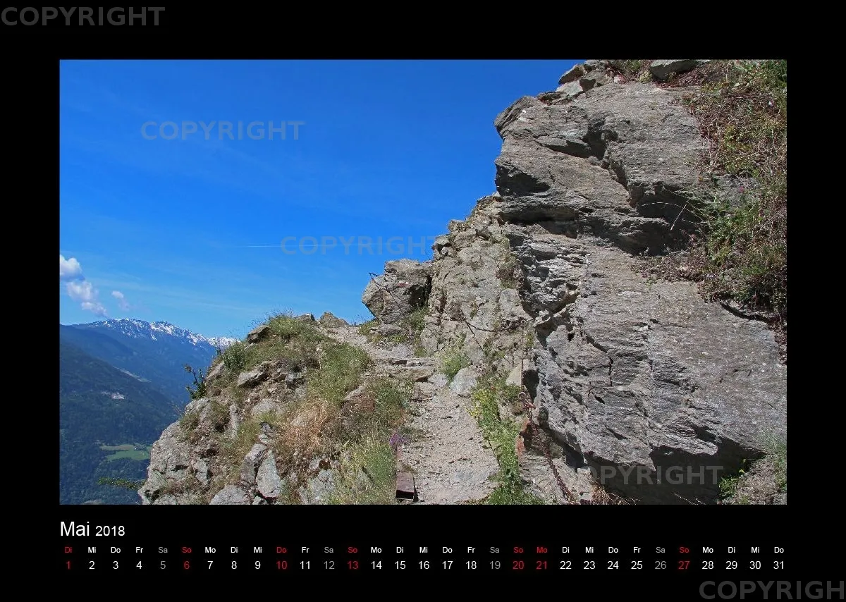 Südtirol-Wandkalender 2018 Din A3 Querformat