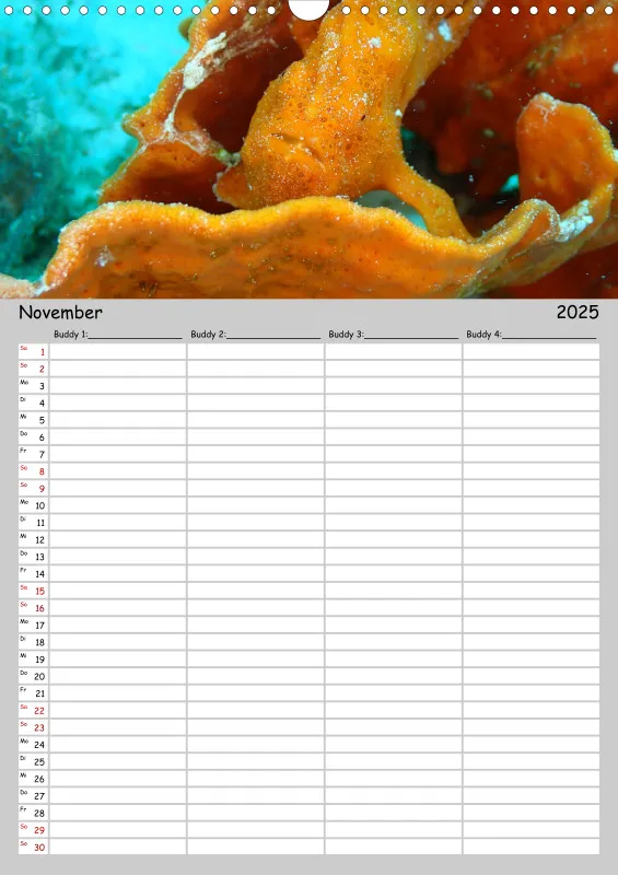 Familienplaner - Buddy-Kalender A3 Hochformat