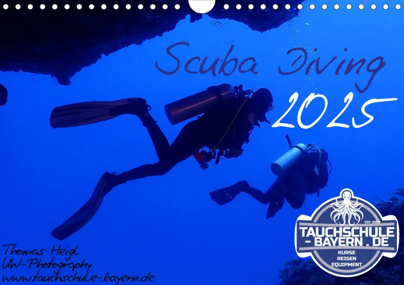 Scuba Diving - 2025 - Kalender A4