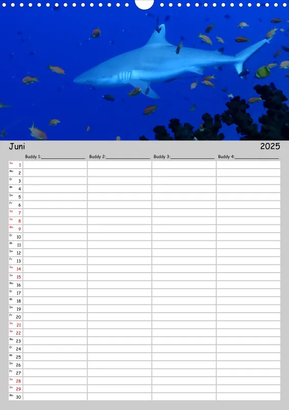Familienplaner - Buddy-Kalender A3 Hochformat