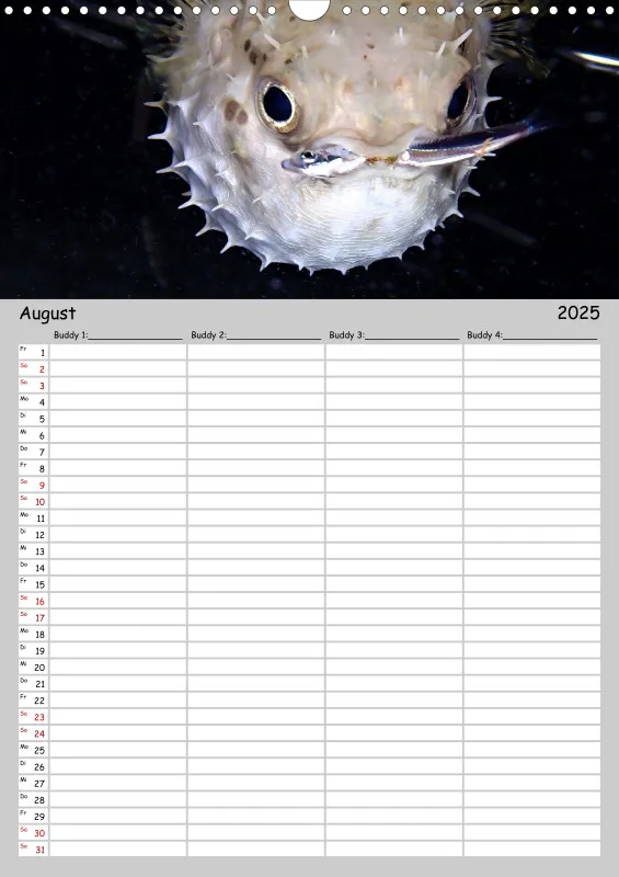 Familienplaner - Buddy-Kalender A3 Hochformat