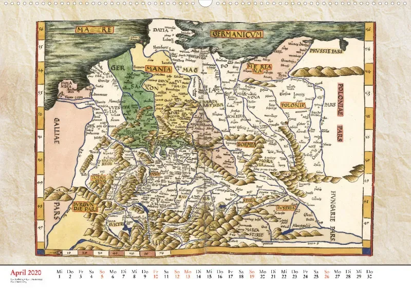 Die Welt nach Ptolemäus 2020. Historische Karten
