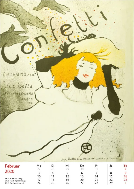 Die Plakatkunst des Henri de Toulouse-Lautrec. 2020