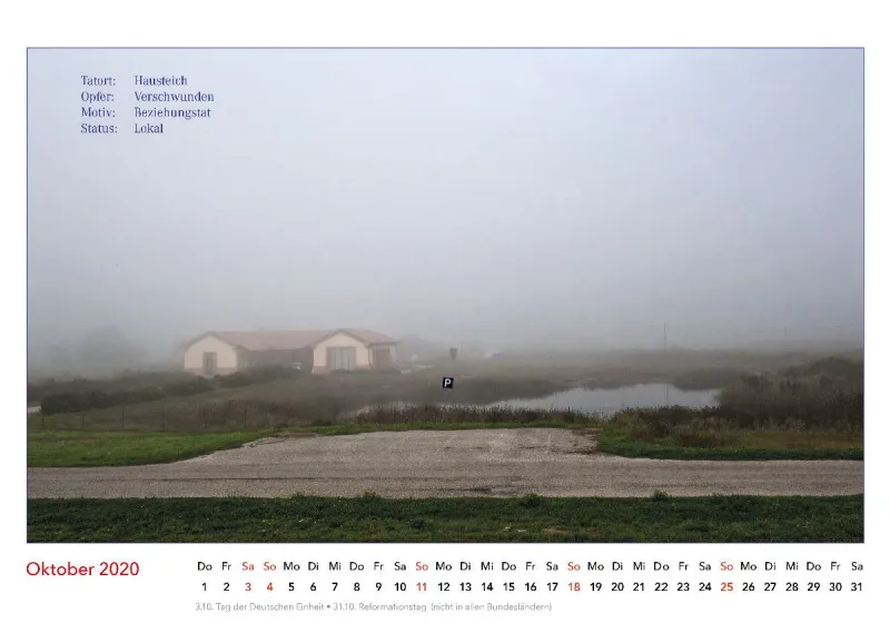 Es geschah am Wasser. Kalender der nicht verübten Verbrechen. 2020