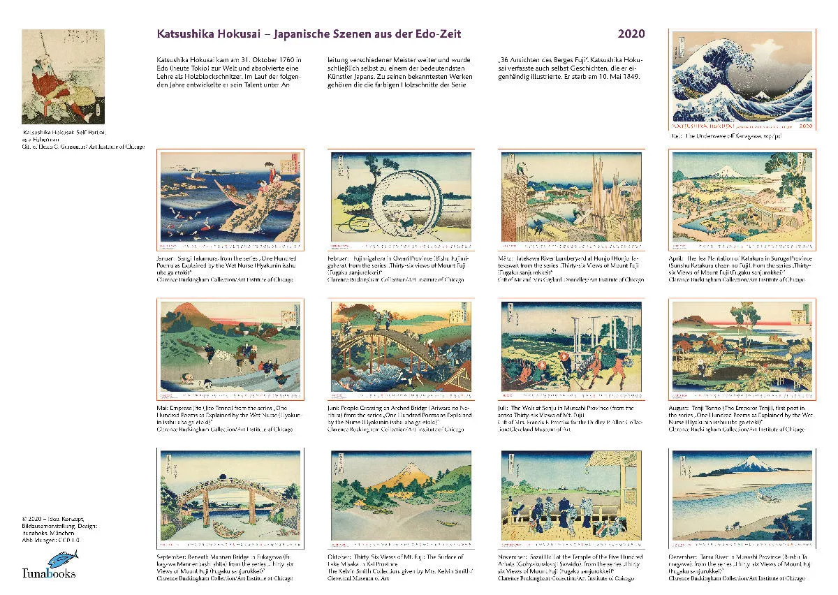 Katsushika Hokusai. Japanische Szenen aus der Edo-Zeit 2020