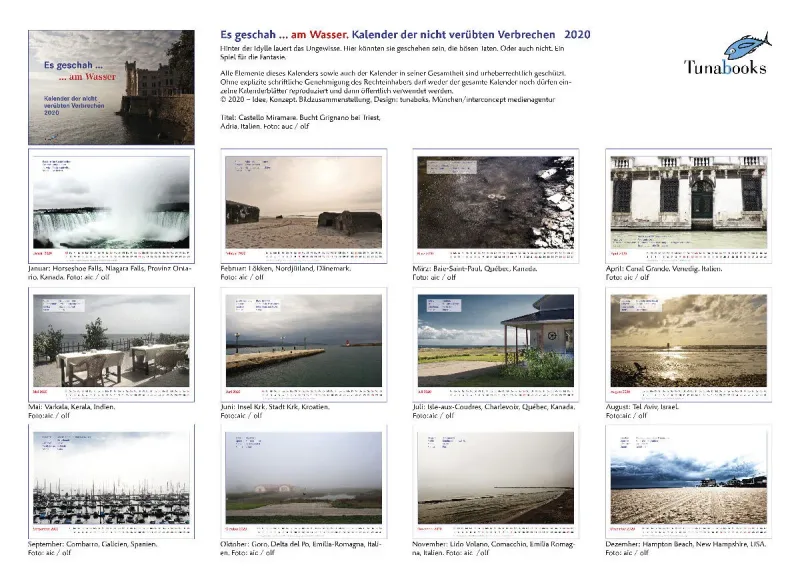 Es geschah am Wasser. Kalender der nicht verübten Verbrechen. 2020