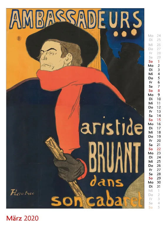Die Plakatkunst des Henri de Toulouse-Lautrec. 2020