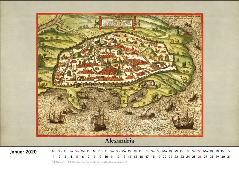 Hafenstädte in historischen Ansichten. Georg Braun und Frans Hogenberg, Civitates Orbis Terrarum. 2020