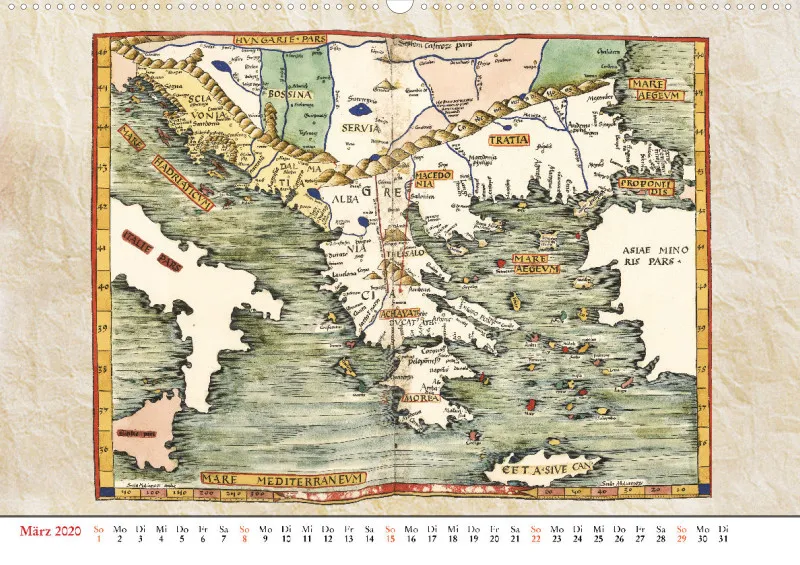 Die Welt nach Ptolemäus 2020. Historische Karten