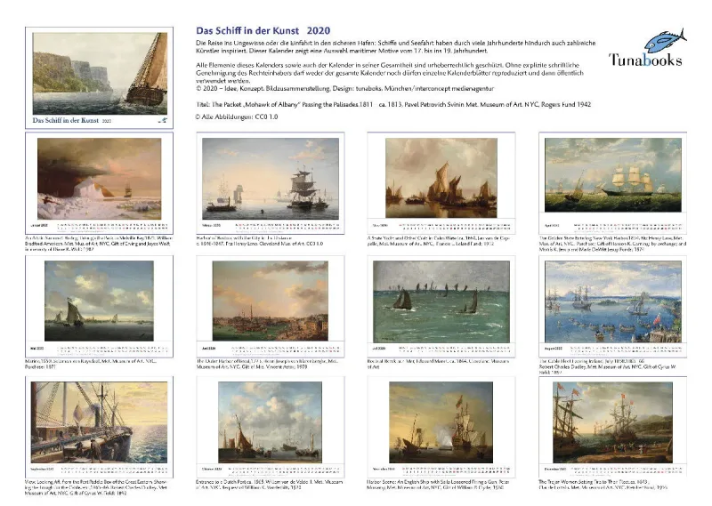 Das Schiff in der Kunst. 2020
