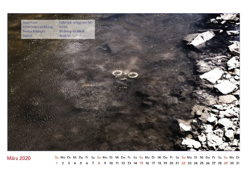 Es geschah am Wasser. Kalender der nicht verübten Verbrechen. 2020