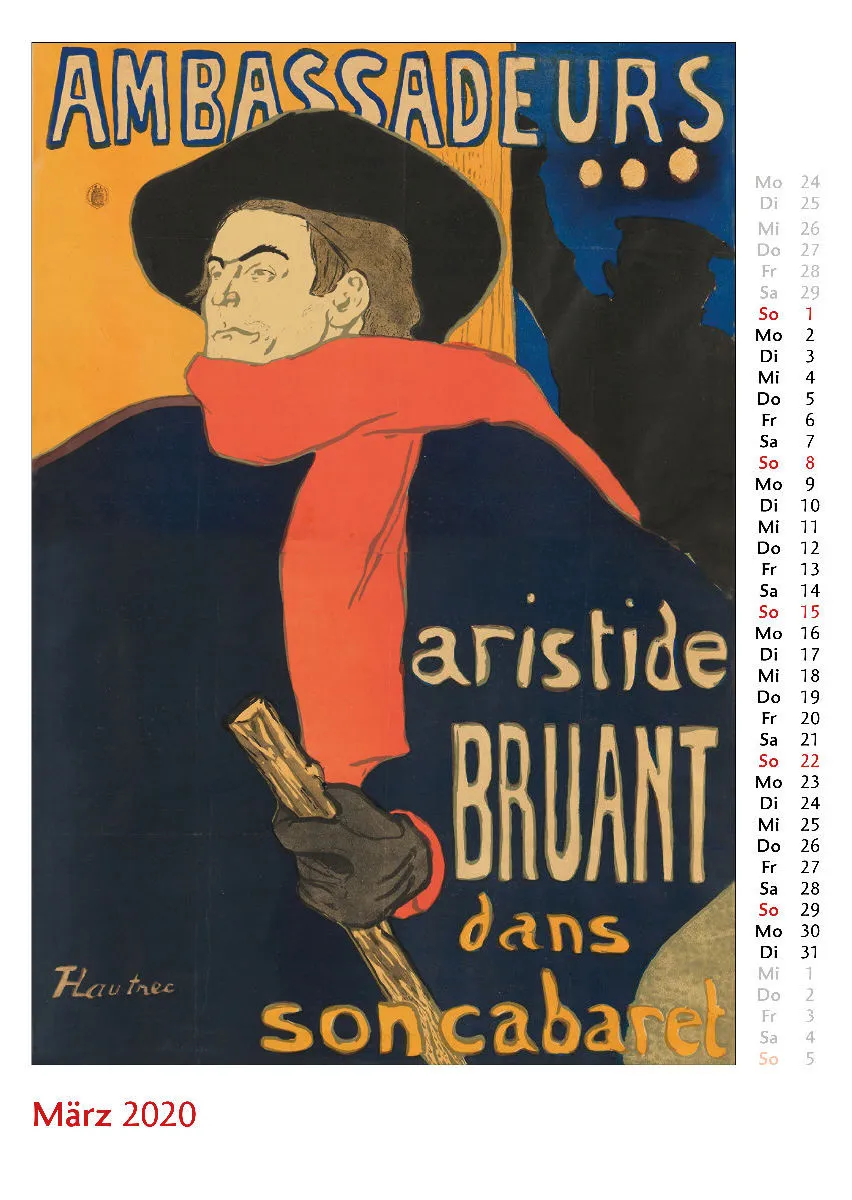 Die Plakatkunst des Henri de Toulouse-Lautrec. 2020