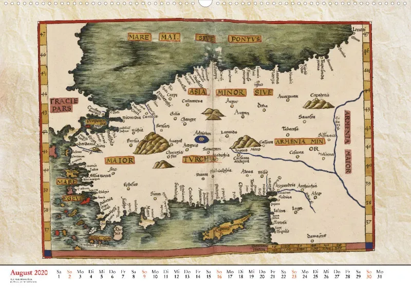 Die Welt nach Ptolemäus 2020. Historische Karten