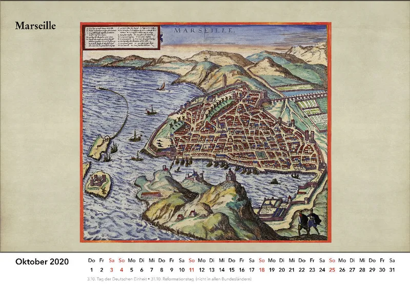 Hafenstädte in historischen Ansichten. Georg Braun und Frans Hogenberg, Civitates Orbis Terrarum. 2020