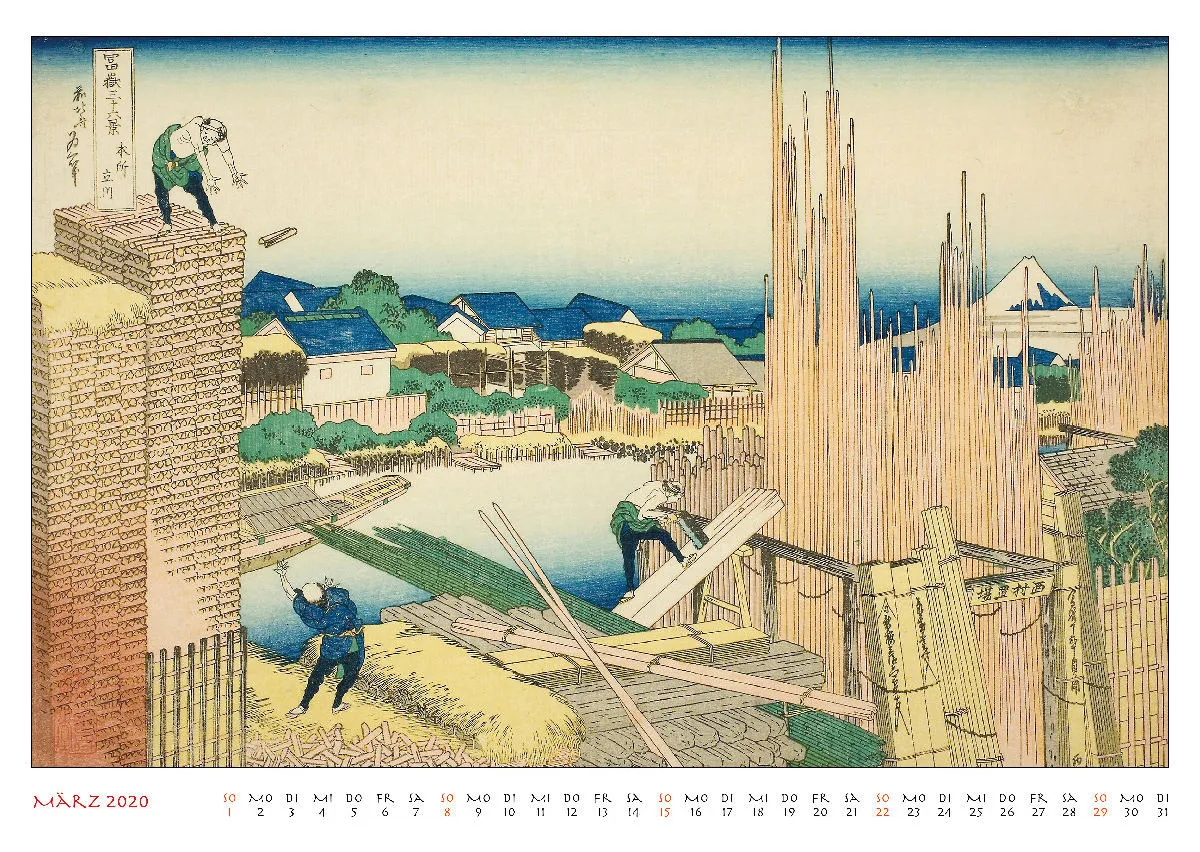 Katsushika Hokusai. Japanische Szenen aus der Edo-Zeit 2020