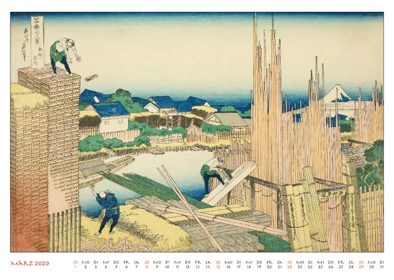 Katsushika Hokusai. Japanische Szenen aus der Edo-Zeit 2020