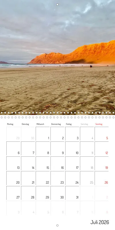 Lanzarote Klappkalender