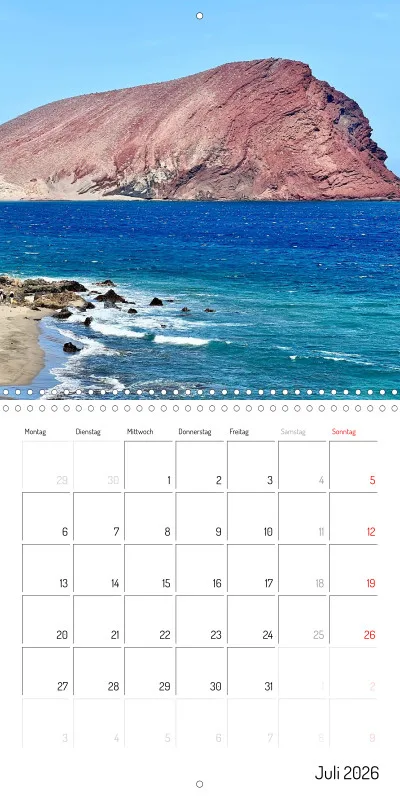 Teneriffa Klappkalender