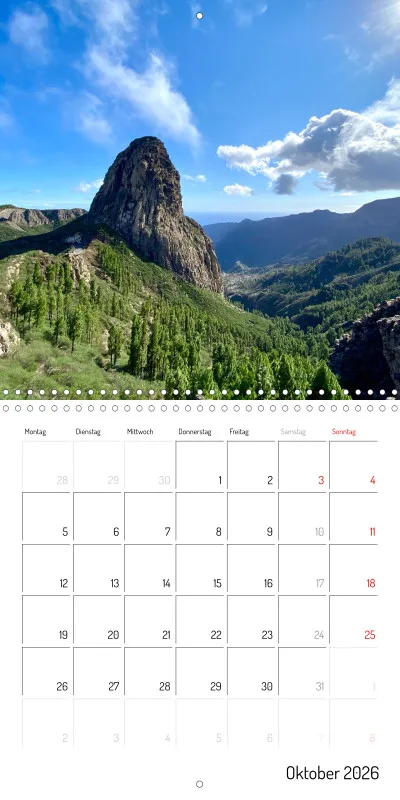 La Gomera Klappkalender