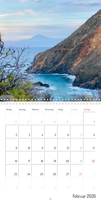La Gomera Klappkalender