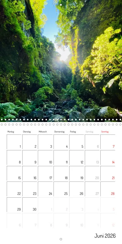 La Palma Klappkalender