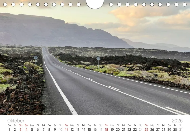 Lanzarote Wandkalender