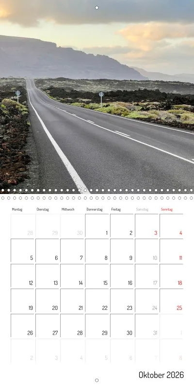 Lanzarote Klappkalender
