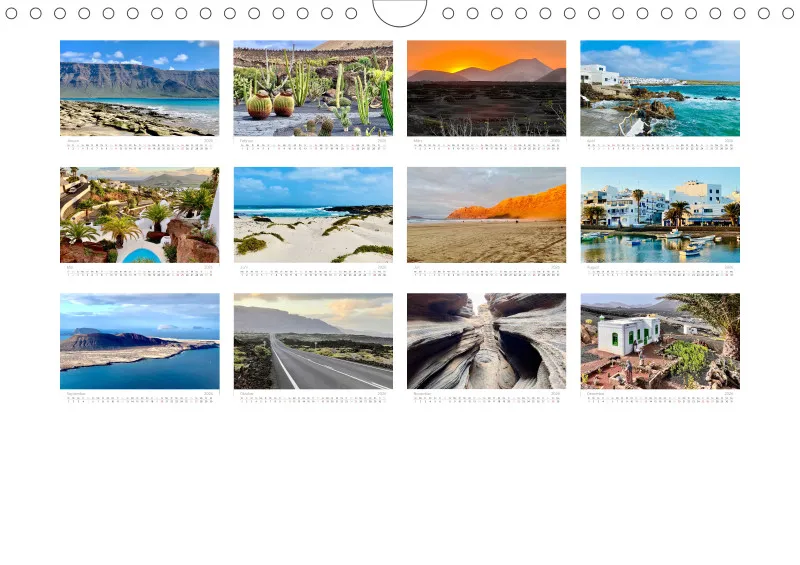 Lanzarote Wandkalender