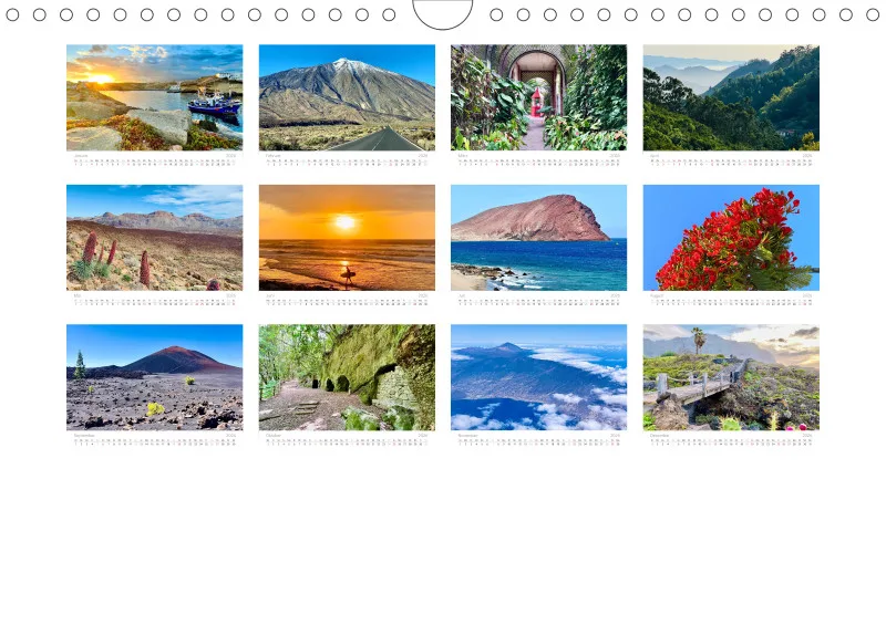 Teneriffa Wandkalender