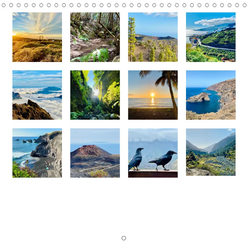 La Palma Klappkalender