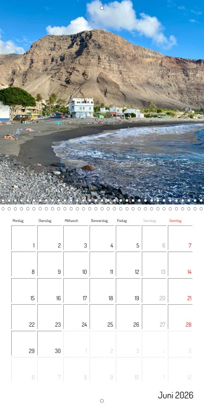 La Gomera Klappkalender