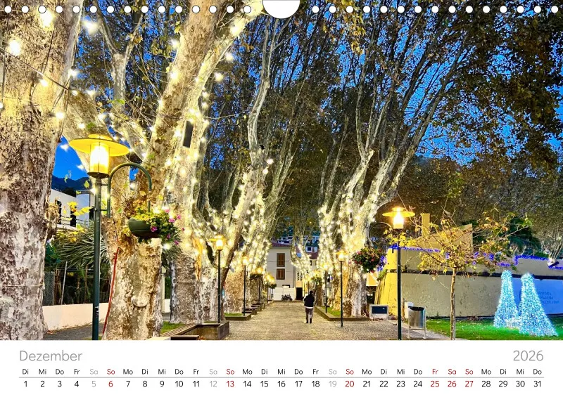 Madeira Wandkalender
