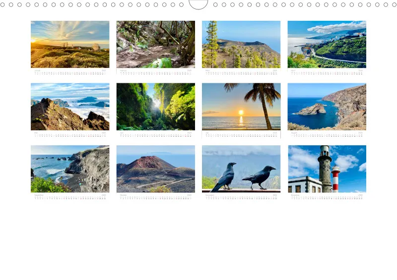 La Palma Wandkalender