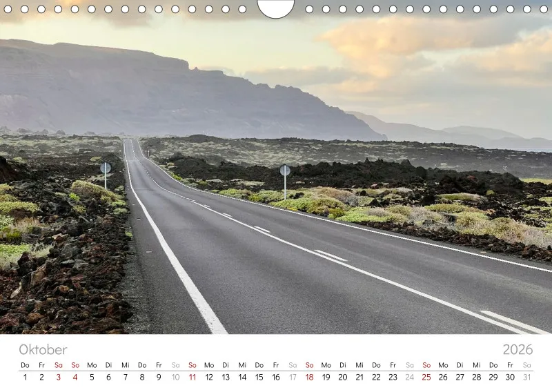 Lanzarote Wandkalender